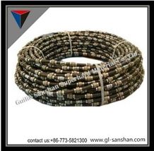 10.5mm/11mm/11.5mm Stone Cutting Saws Cutting Stone with Spring Wire Diamond Spring Wire Saw for Marble