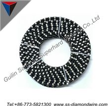 10.5mm/11mm Diamond Wire Saw Cutting Marble Diamond Rubberized Rope for Cutting Marble Diamond Tools for Block Cutting