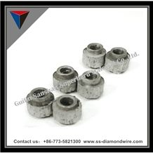 11.6mm Diamond Beads Tools for Cutting Granite Stone Cutting Equipment Granite Cutter Tools Rubberized Diamond Wire Saw