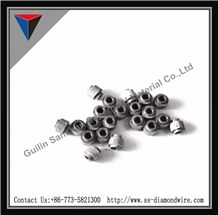 11．5mm/11.6mm Wire for Cutting Diamond Wire Saw Beads for Marble Wet Cutting Beads Marble Quarrying and Marble Blocks Water Cutting Beads