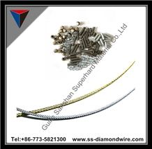 4.6mm/4.9mm Galvanized Steel Cable Copperized Steel Cable for Diamond Wire Saw Cutting