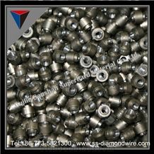 6.3/7.3/8.3/8.8/9/10.5mm Cutting Marble Slab Plastic Beads Diamond Wire Saw Beads Mono Wire Beads Cutting and Squaring Diffrents Kinds Of Marble Slabs