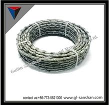 6.3mm/7.3mm/8.3mm Diamond Plastic Multiwire Monowire Plastic Rope Formarble Quarries Marble Grinding Tools