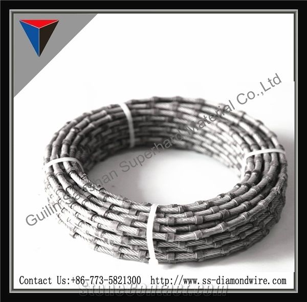 Cut Marble Slab Plastic Wire Saw for Marble and Granite Slabs Cutting in Factory