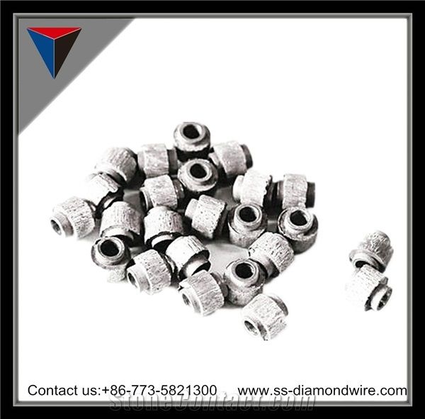 Diamond Wire Saw Beads Concrete Wire Wall Cutting Rubberized Diamond Wire Saw for Building Cutting