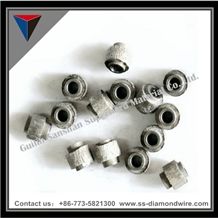 Diamond Wire Saw Beads Concrete Wire Wall Cutting Rubberized Diamond Wire Saw for Building Cutting