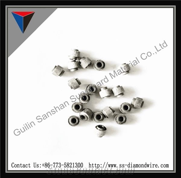 Diamond Wire Saw Beads Limestone Blocks Cutting Basalt Blocks Cutting Abrasive Wire Saw Used for Quarrying