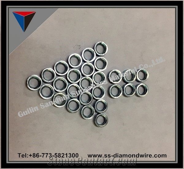 Diamond Wire Saw Fittings Spring Wire Saw Washer