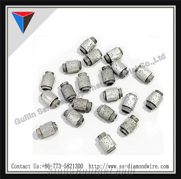 Dry Cutting Wet Cutting Marble Cutters Diamond Cutting Wire Saw Diamond Wire Saw Beads Spring Wire Saw