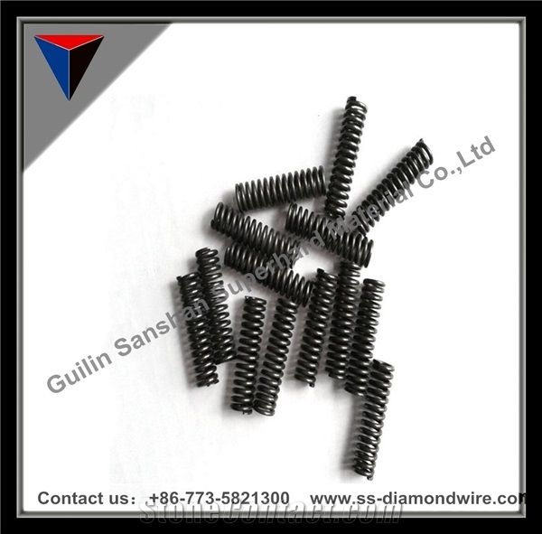 Long and Short Spring Stone Cutting Saws Cutting Stone with Spring Wire Diamond Spring Wire Saw for Marble