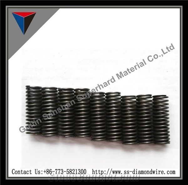 Long and Short Spring Stone Cutting Saws Cutting Stone with Spring Wire Diamond Spring Wire Saw for Marble