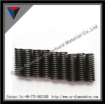 Long and Short Spring Stone Cutting Saws Cutting Stone with Spring Wire Diamond Spring Wire Saw for Marble