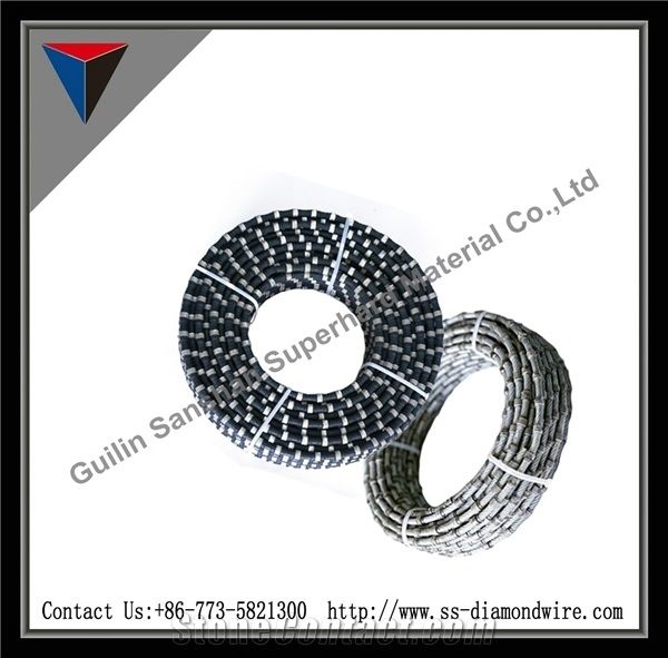 Rubberized Diamond Wires for Marble Quarry，Diamond Wire Saw，Diamond Tools，Marbles Cutting Tools，Stone Cutting Cables，Stone Quarry Cutting
