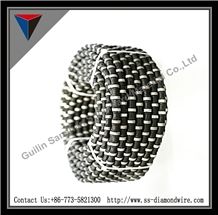 Sandstone Cutting Equipment Basalt Limestone Cutting Rubber Diamond Rope Saw