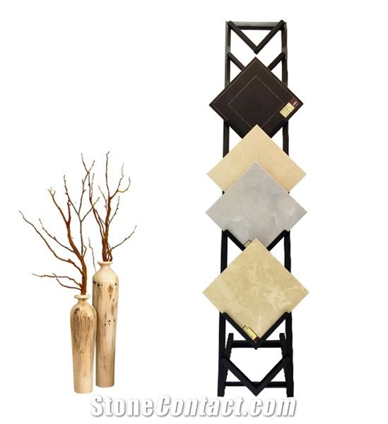 Metal Display Racks Artificial Displays Black-Granite Display Racks Black-Galaxy-Granite Display Stands Slab Racks Slate Stands