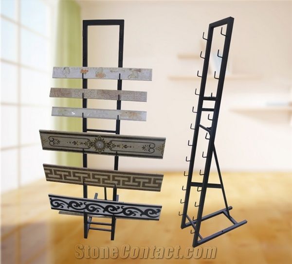 Metal Display Racks Marble Stand Racks a Frame Granite Racks Ceramic Tile Shelf Granite Flower Stands Tile Display Racks Mosaic Racks Ganite-Tiles