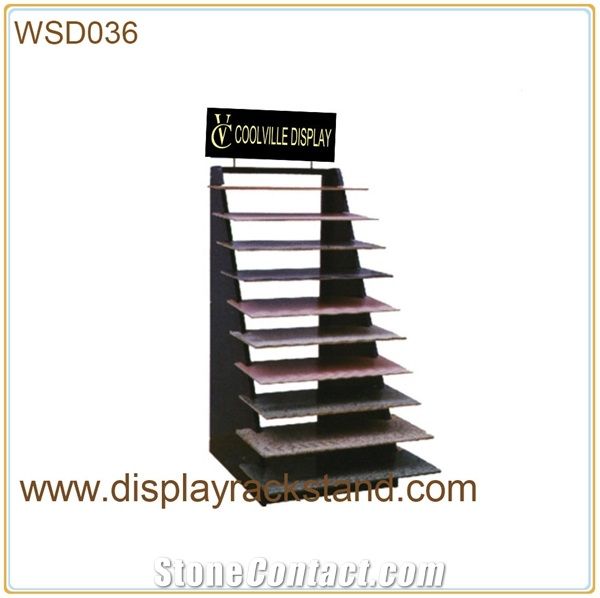 Metal Displays for Showroom Stands for Marble Ceramic Tile Granite Flooring Display Stand for Mosaic Quartz