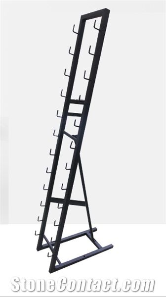 Metal Tile Display Stand Racks Pakistan-Marble Stands Translucent Displays Marble Stand Racks Quartzite-Slabs Stands Sandstone Stands