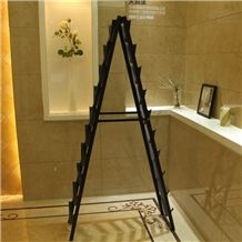 Mosaic Display Stands Metal Tile Display Stand Racks Black-Granite Display Stands Ceramic Tile Shelf Crema-Marfil Stands Sandstone Displays