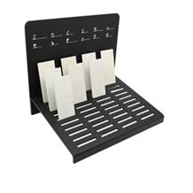 Quartz Sample Display Stands Hanging Displaly Stands Metal Racks for Brazil-Granite Sliding Stands Displays Granite-Slabs Displays