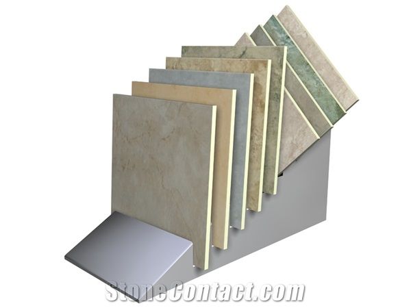 Quartz Sample Display Stands Hanging Flooring Displays for Black-Galaxy-Granite Unique Sliding Slate Display Stands Book Travertine Racks