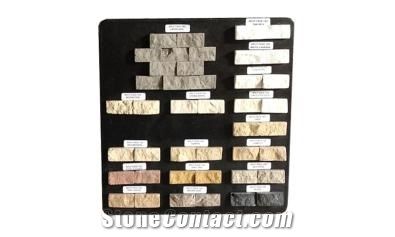 Quartz Sample Display Stands Travertine Push-Pull Displalys Limestone Stands Metal Racks for Brazil-Granite Countertop Stands Displays