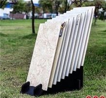 Quartz Sample Display Stands Waterfall Quartz Display Stands Customized Sliding Slab Racks Page Book Slate Racks Stone Metal Racks