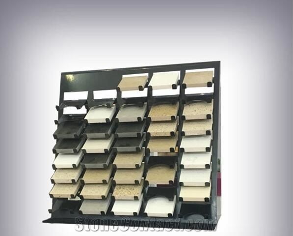 Sample Display Stands Sample Steel Racks Quartzite Sample Displays Stands Stone Tiles Display Stands Display Racks for Marble Tile Sample