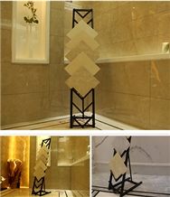 White-Marble Display Racks Display Shelf Quartzite-Slabs Floor Displays Stone Sample Display Racks Limestone Stands Granite Display Stands
