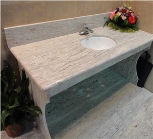 Cheap Ivory Gold Granite Kitchen Counter Top , G682 Yellow Rusty Granite Kitchen Top , Kitchen Bar Top
