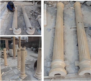 Decorative White Marble Roman Column ,Pillar ,Wedding Column,Marble Column, Stone Column