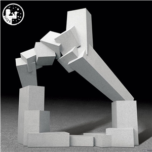 Granite G633,The Statues Which Shows Olympic Spirit,Creativity,Campus Gymnasium Sport Hall Decoration Sculpture,Custom Western Design,Abstract Art