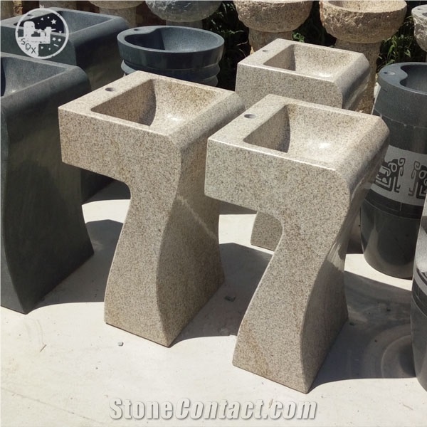 Granite,G682,Square Basins, Number Seven Style, Pedestal Square Basins,Bathroom Basins Wash Bowls,Kitchen Sinks