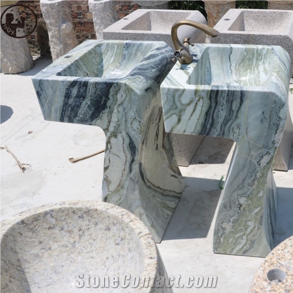 Granite,G682,Square Basins, Number Seven Style, Pedestal Square Basins,Bathroom Basins Wash Bowls,Kitchen Sinks