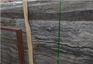 Iran Grey Cloud Travertine, Iran Silver Grey Travertine, Brown Travertine, Chocolate Travertine, Slabs , Tiles, Floor and Wall Covering