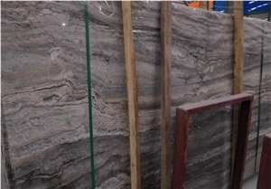 Iran Grey Cloud Travertine, Iran Silver Grey Travertine, Brown Travertine, Chocolate Travertine, Slabs , Tiles, Floor and Wall Covering