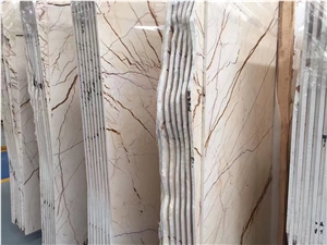 Sofitel Gold Polished Marble Slabs & Tiles, Turkey Golden River Marble, Use for Decor Wall Covering Tile and Floor Covering Tile
