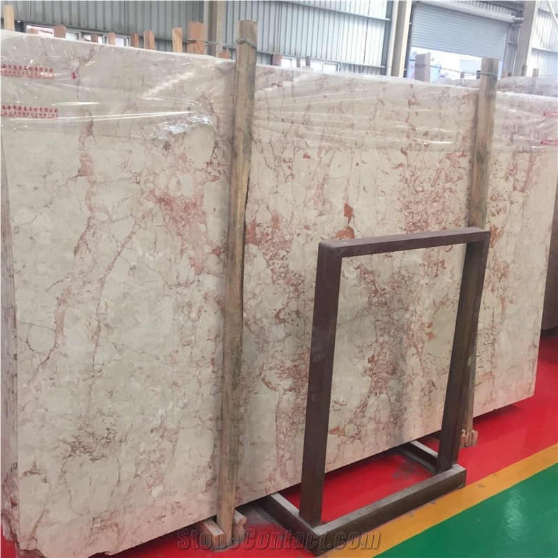 Turkey Rosalia Pink Marble Tiles & Slabs, Crema Bamboo Polished Marble Floor Covering Tiles, Walling Tiles