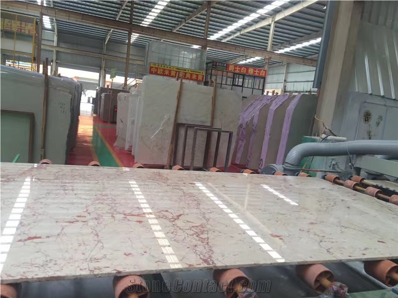 Turkey Rosalia Pink Marble Tiles & Slabs, Crema Bamboo Polished Marble Floor Covering Tiles, Walling Tiles
