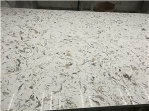 Artificial Quartz Slab Cr3003, Marble Look Quartz, Counter Top Quartz