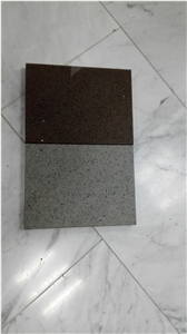 Hot Sale Brown Quartz Stone Solid Surfaces Polished Slabs & Tiles Engineered Stone Artificial Stone Slabs for Counter Top Cr2025