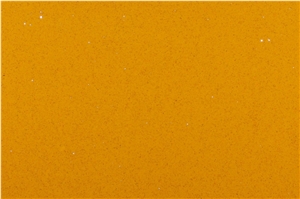 Yellow Quartz Slab Cr1216 with Mirror