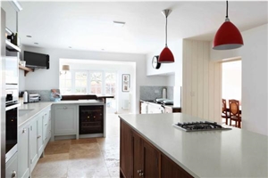 Kitchen Countertop Crystal White Quartz