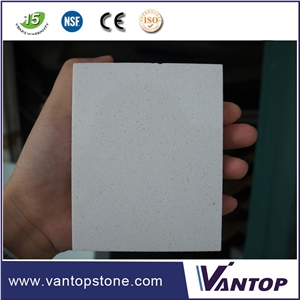 Jazz White Quartz Stone Slab White Quartz for Kitchen Countertop