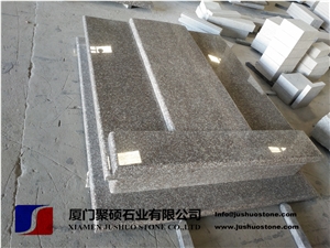 G664 Granite/Luoyuan Cherry Red/Bainbrook Brown Granite Tombstones