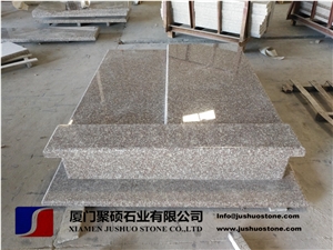 G664 Granite/Luoyuan Cherry Red/Bainbrook Brown Granite Tombstones