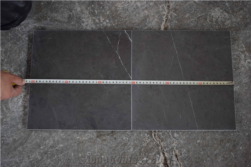 Pietra Grey Marble Tile, Pietra Grey Tile, Graphite Tile, Grey Stone Tile