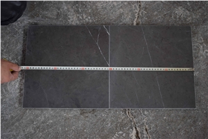 Pietra Grey Marble Tile, Pietra Grey Tile, Graphite Tile, Grey Stone Tile