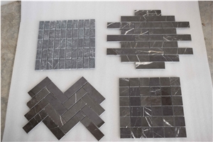 Pietra Grey Mosaic, Pietra Grey Marble Mosaic