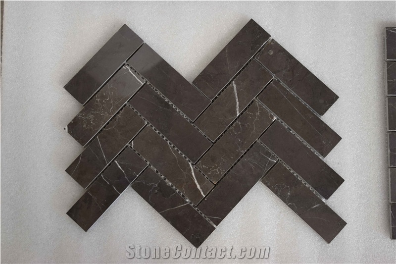 Pietra Grey Mosaic, Pietra Grey Marble Mosaic